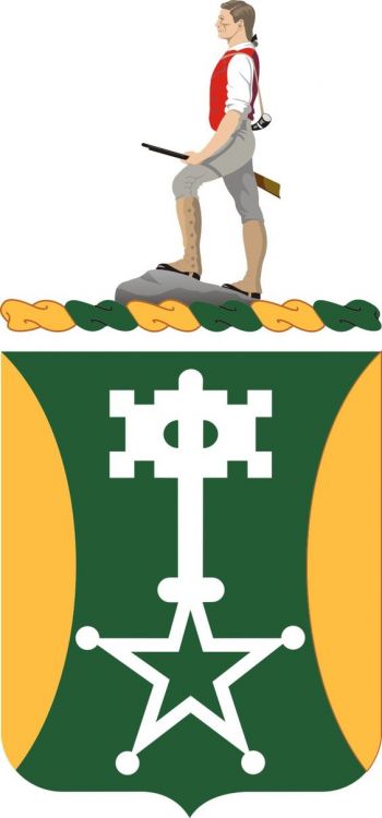 Coat of arms (crest) of 607th Military Police Battalion, US Army