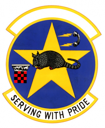 Coat of arms (crest) of the 1882nd Communications Squadron, US Air Force