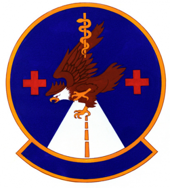 Coat of arms (crest) of the 6th Aeromedical Staging Flight, US Air Force