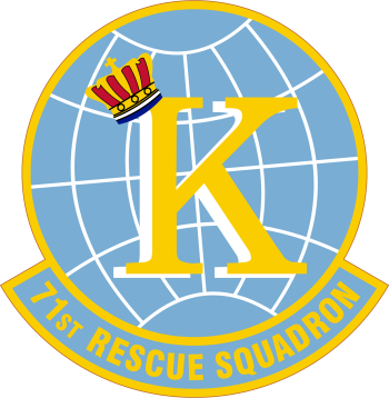 Coat of arms (crest) of the 71st Rescue Squadron, US Air Force