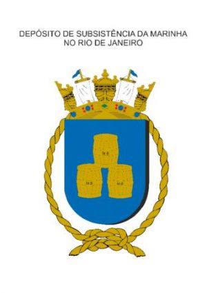 Coat of arms (crest) of the Subsistance Depot of Rio de Janaerio, Brazilian Navy