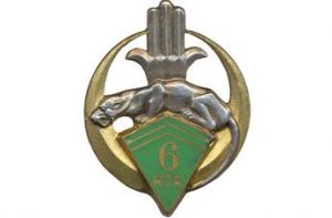 Coat of arms (crest) of the 6th Algerian Rifle Regiment, French Army