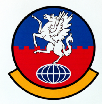 Coat of arms (crest) of the 908th Logistics Support Squadron, US Air Force