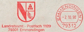Wappen von Emmendingen (kreis)/Coat of arms (crest) of Emmendingen (kreis)