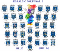 Portuguese heraldry-blue