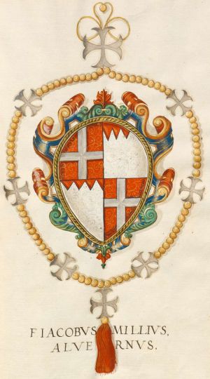 Arms (crest) of Jacques de Milly