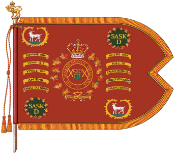 Arms of The Saskatchewan Dragoons, Canadian Army