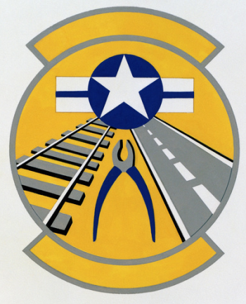 Coat of arms (crest) of the 316th Transportation Squadron, US Air Force