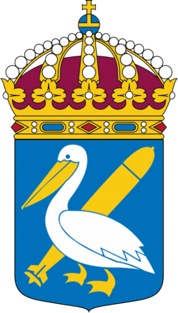 Coat of arms (crest) of the HMS Pelikanen, Swedish Navy