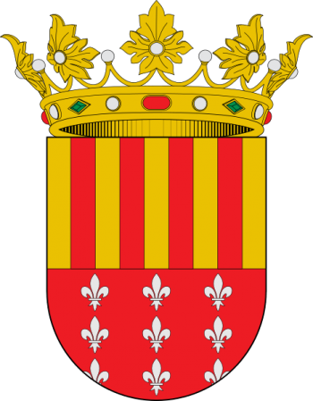 Escudo de La Pobla Llarga/Arms (crest) of La Pobla Llarga