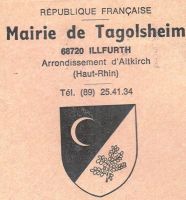 Blason de Tagolsheim/Arms (crest) of Tagolsheim