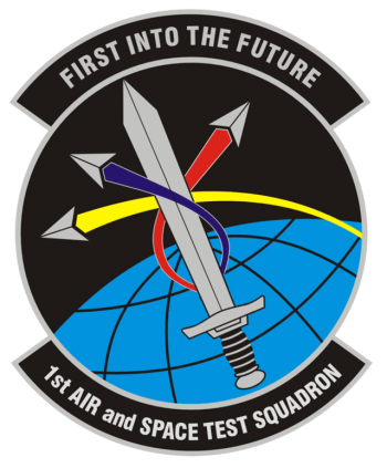 Coat of arms (crest) of the 1st Air and Space Test Squadron, US Air Force
