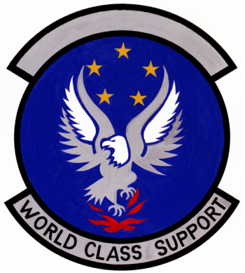 Coat of arms (crest) of the 20th Logistics Support Squadron (later Maintenance Operations Squadron), US Air Force