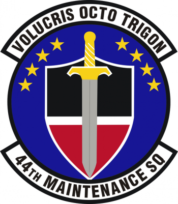 Coat of arms (crest) of the 44th Maintenance Squadron, US Air Force