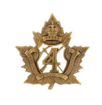 Coat of arms (crest) of the 4th Canadian Pioneer Battalion, CEF