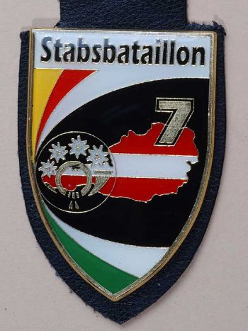 Coat of arms (crest) of 7th Staff Battalion, Austrian Army