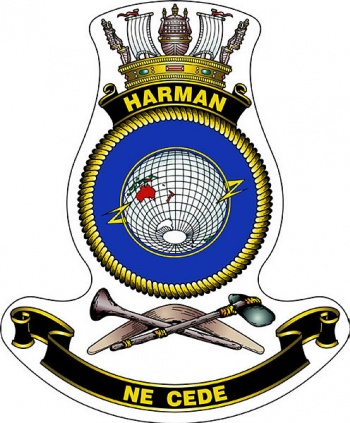 Coat of arms (crest) of the HMAS Harman, Royal Australian Navy