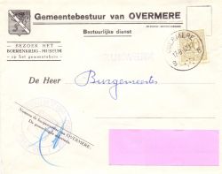 Wapen van Overmere/Arms (crest) of Overmere
