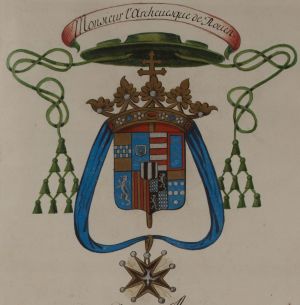 Arms (crest) of François II de Harlay