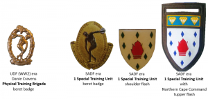 Coat of arms (crest) of the 1 Special Training Unit, South African Army