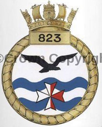 Coat of arms (crest) of the No 823 Squadron, FAA
