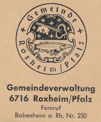 Wappen von Roxheim/Coat of arms (crest) of Roxheim