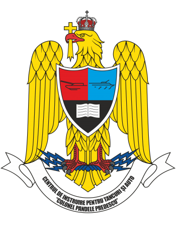 Coat of arms (crest) of the Tank and Automotive Instruction Center Colonel Pandele Predescu, Romanian Army