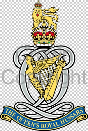 Arms of The Queen's Royal Hussars (The Queen's Own and Royal Irish), British Army