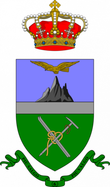 Coat of arms (crest) of 6th Alpini Regiment, Italian Army