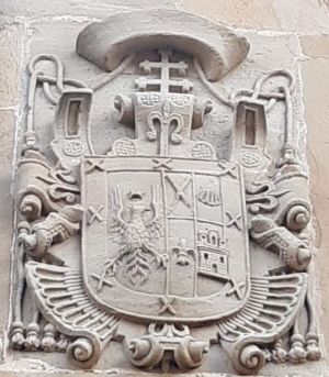 Arms (crest) of Pedro de Neyla Bravo