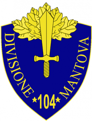 104th Infantry Division Mantova, Italian Army.png