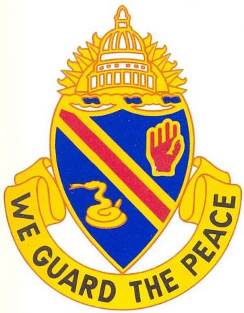 Coat of arms (crest) of 372nd Military Police Battalion, District of Columbia Army National Guard