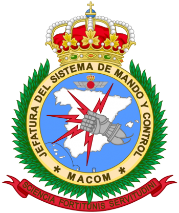 Coat of arms (crest) of the Chief of the Command and Control System, Spanish Air Force