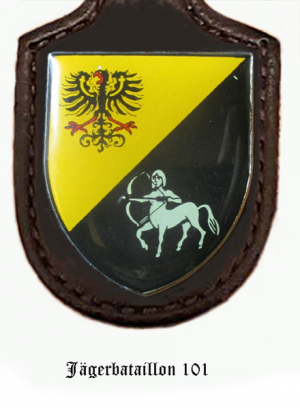 Coat of arms (crest) of the Jaeger Battalion 101, German Army