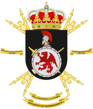 Signal Regiment No 1, Spanish Army.png