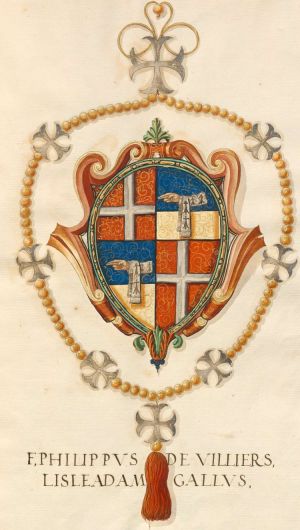 Arms of Philippe de Villiers de l’Isle-Adam