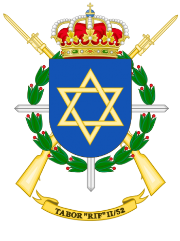 Coat of arms (crest) of the Tabor Rif II-52, Spanish Army