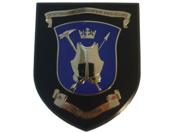 Coat of arms (crest) of the Home Guard Infantry Company North Zeeland, Denmark