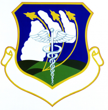 Coat of arms (crest) of the USAF Hospital Bitburg, US Air Force