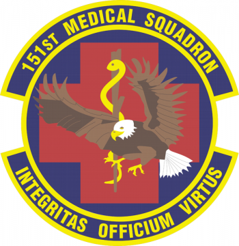 Coat of arms (crest) of the 151st Medical Squadron, Utah Air National Guard