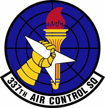 Coat of arms (crest) of 337th Air Control Squadron, US Air Force