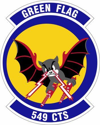 Coat of arms (crest) of 549th Combat Training Squadron, US Air Force