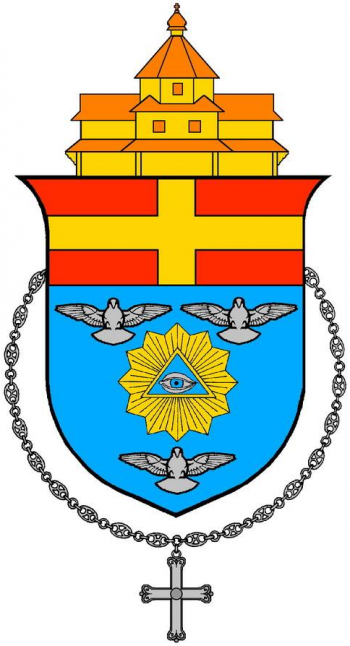 Arms (crest) of the Parish of the Holy Trinity, Radomyshl