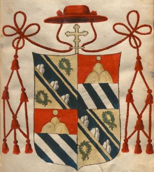 Arms of Fulvio Giulio della Corgna