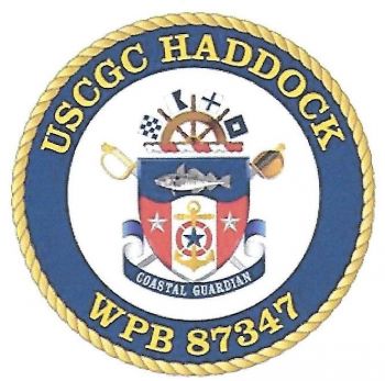 Coat of arms (crest) of the USCGC Haddock (WPB-87347)