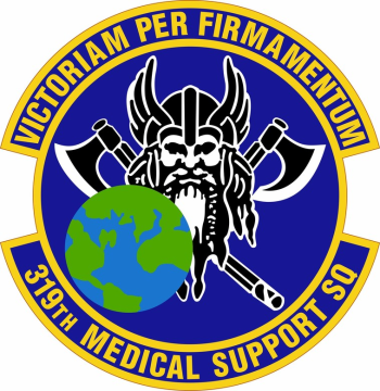 Coat of arms (crest) of the 319th Medical Support Squadron, US Air Force