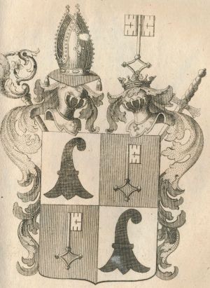 Arms (crest) of Simon-Nicolas de Montjoie-Hirsingue