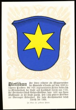 Wappen von/Blason de Dietlikon