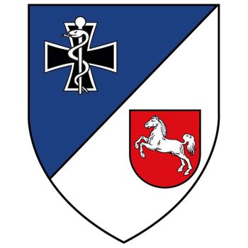 Coat of arms (crest) of the Medical Support Center Munster, Germany