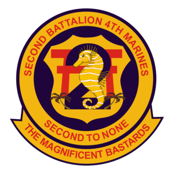 Coat of arms (crest) of the 2nd Battalion, 4th Marines, USMC